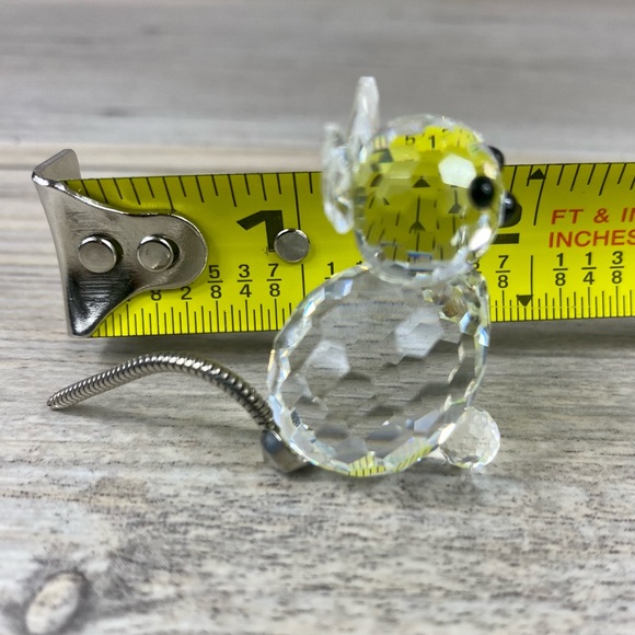 Swarovski Crystal Cat 1980s Figurine With
Wire Tail, Retired in Original Box. - Picture 14 of 14